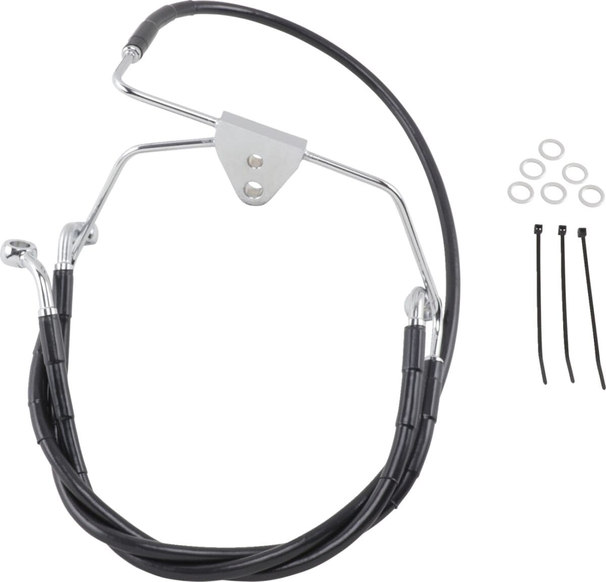 Extended Length Black Vinyl Brake Line Kit