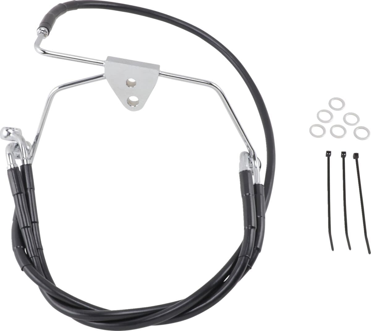 Extended Length Black Vinyl Brake Line Kit