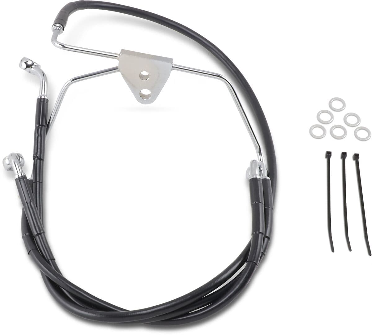 Extended Length Black Vinyl Brake Line Kit