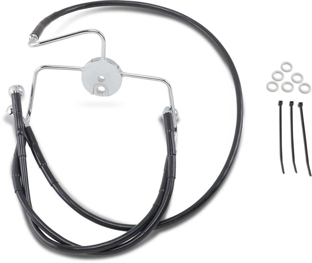Extended Length Black Vinyl Brake Line Kit