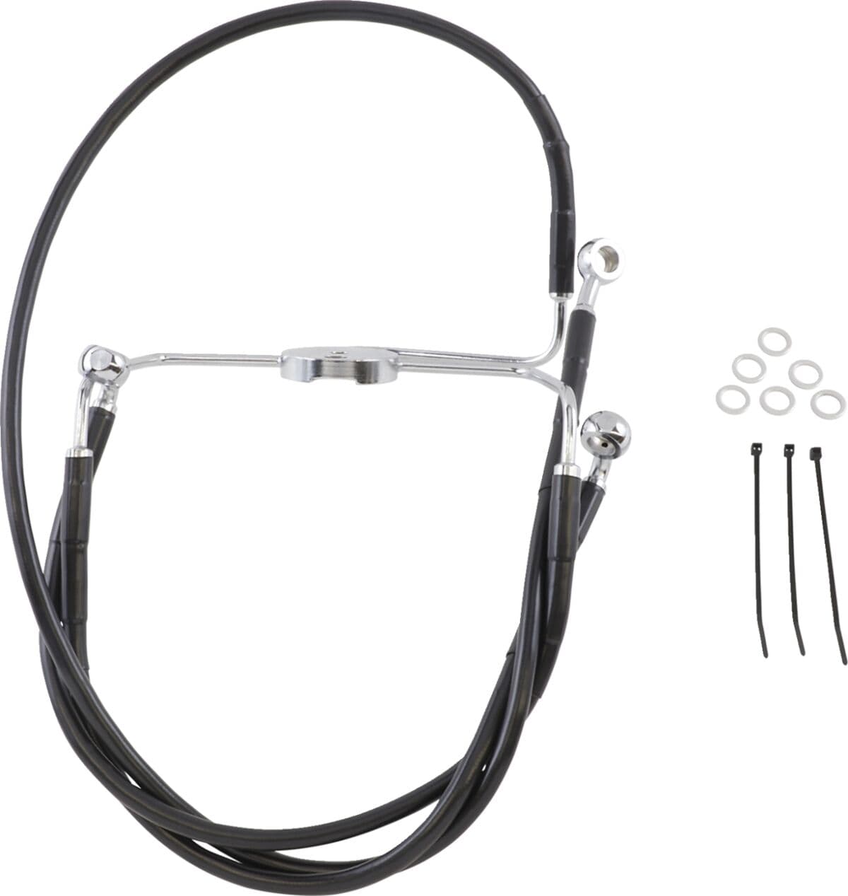 Extended Length Black Vinyl Brake Line Kit