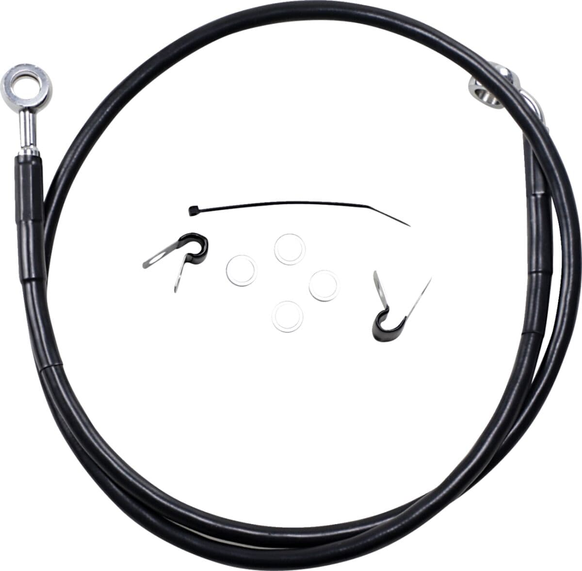 Extended Length Black Vinyl Brake Line Kit