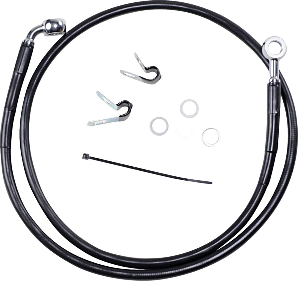 Extended Length Black Vinyl Brake Line Kit