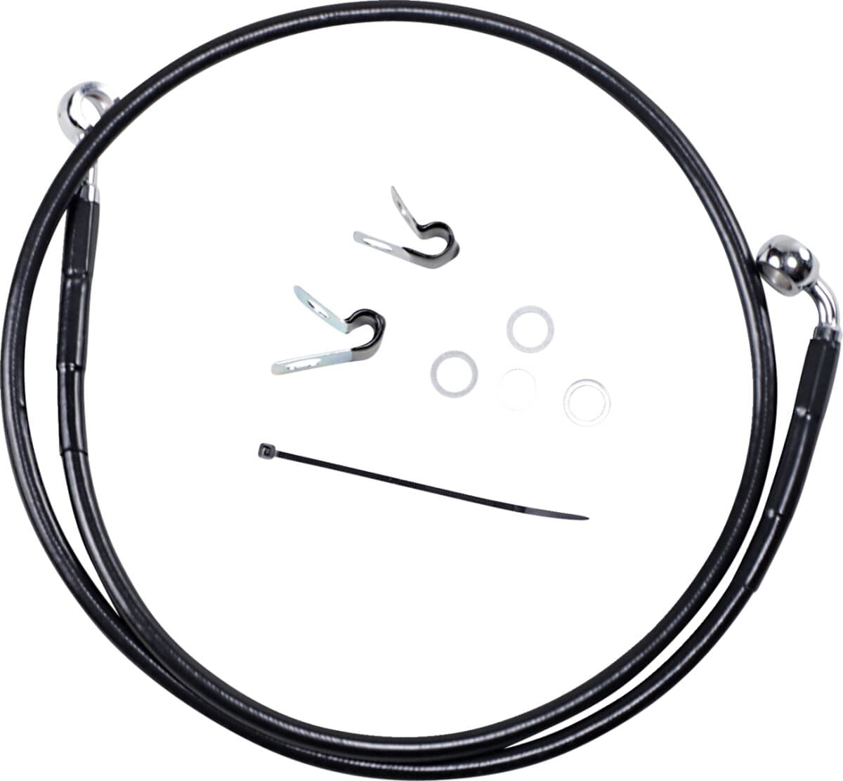 Extended Length Black Vinyl Brake Line Kit
