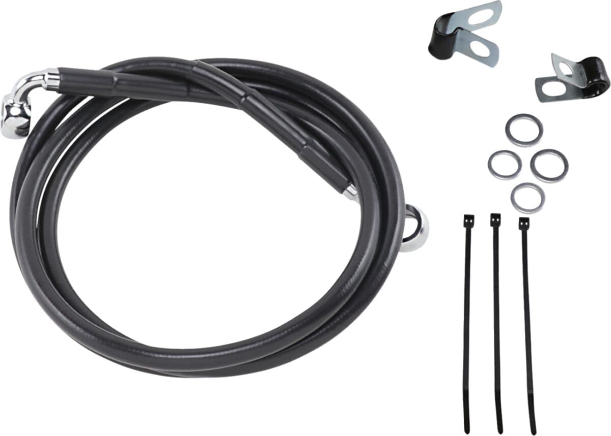 Extended Length Black Vinyl Brake Line Kit