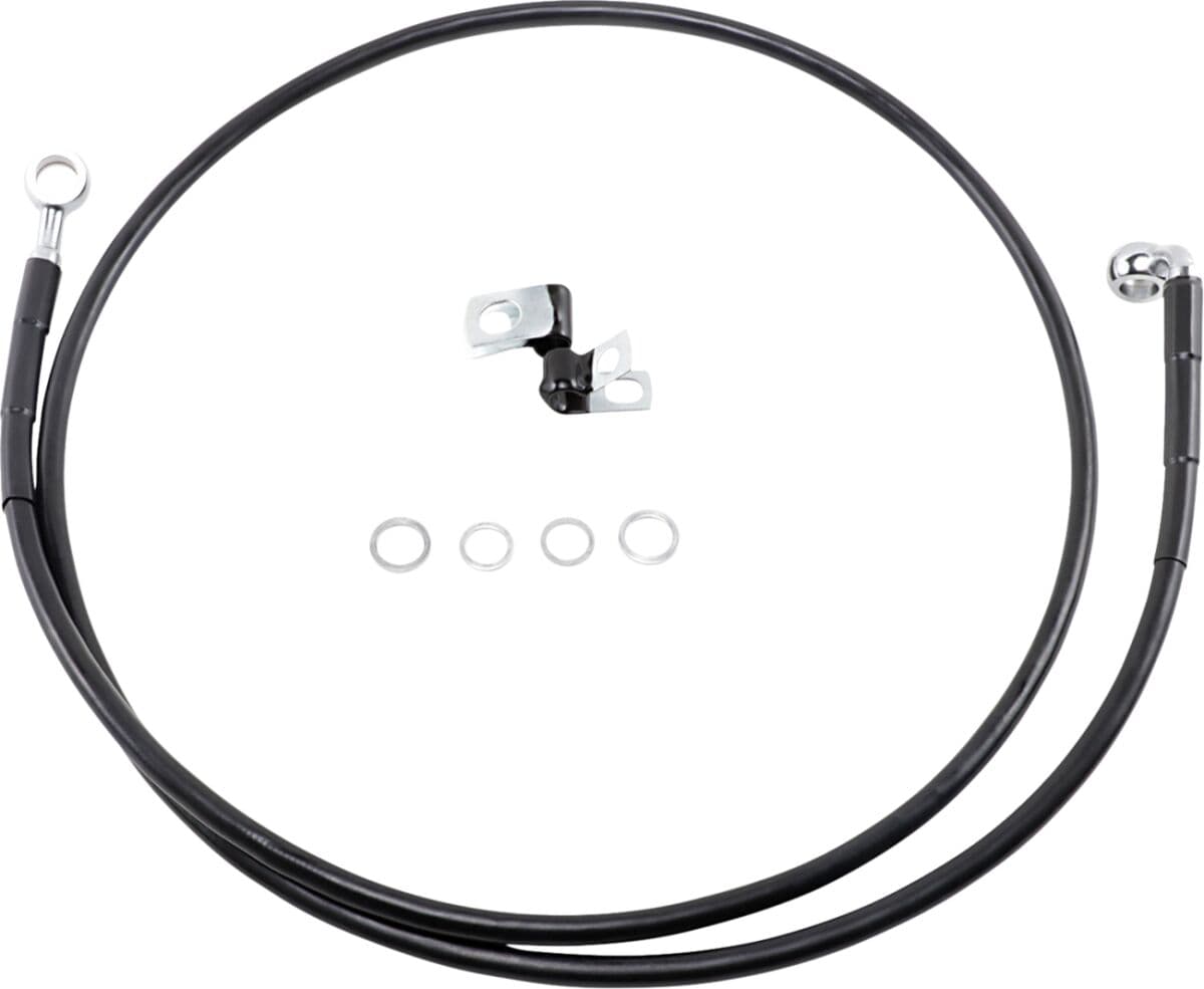 Extended Length Black Vinyl Brake Line Kit