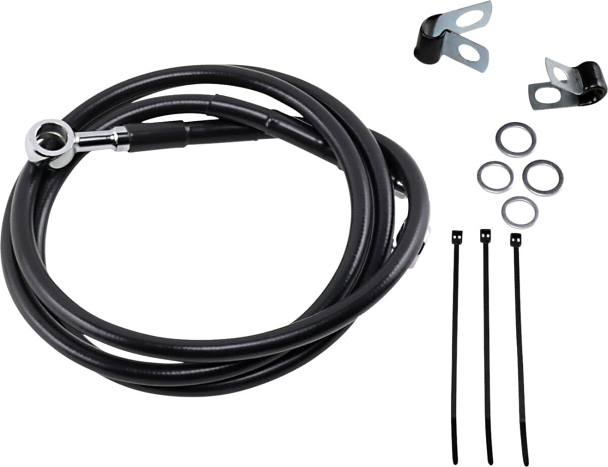 Extended Length Black Vinyl Brake Line Kit