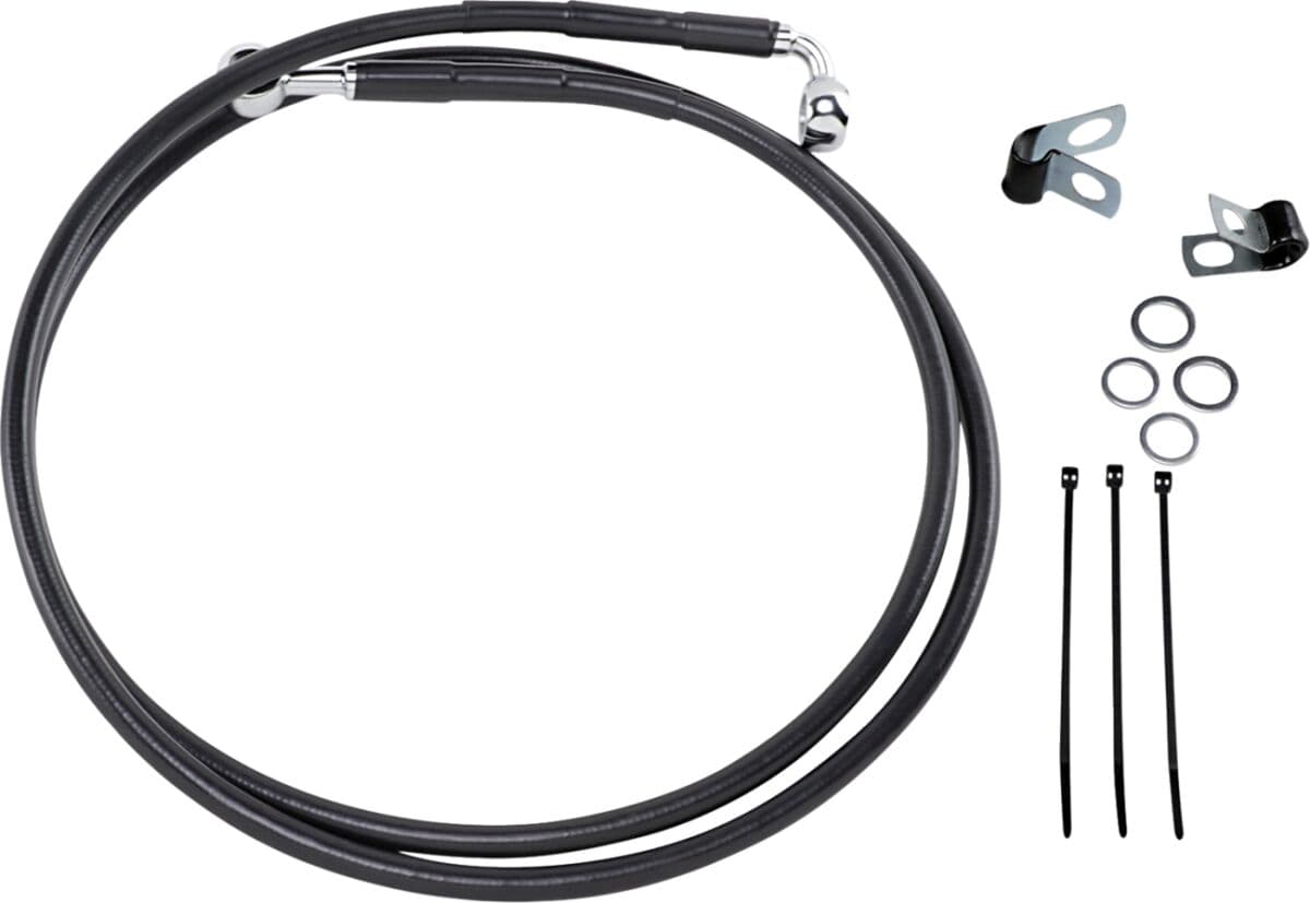 Extended Length Black Vinyl Brake Line Kit