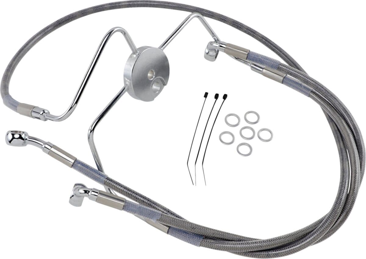 Extended Length Stainless Steel Brake Line Kit