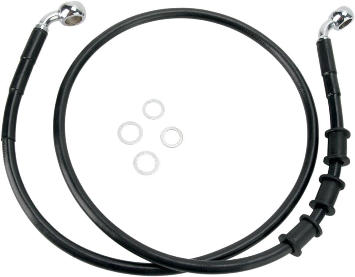 Extended Length Black Vinyl Brake Line Kit