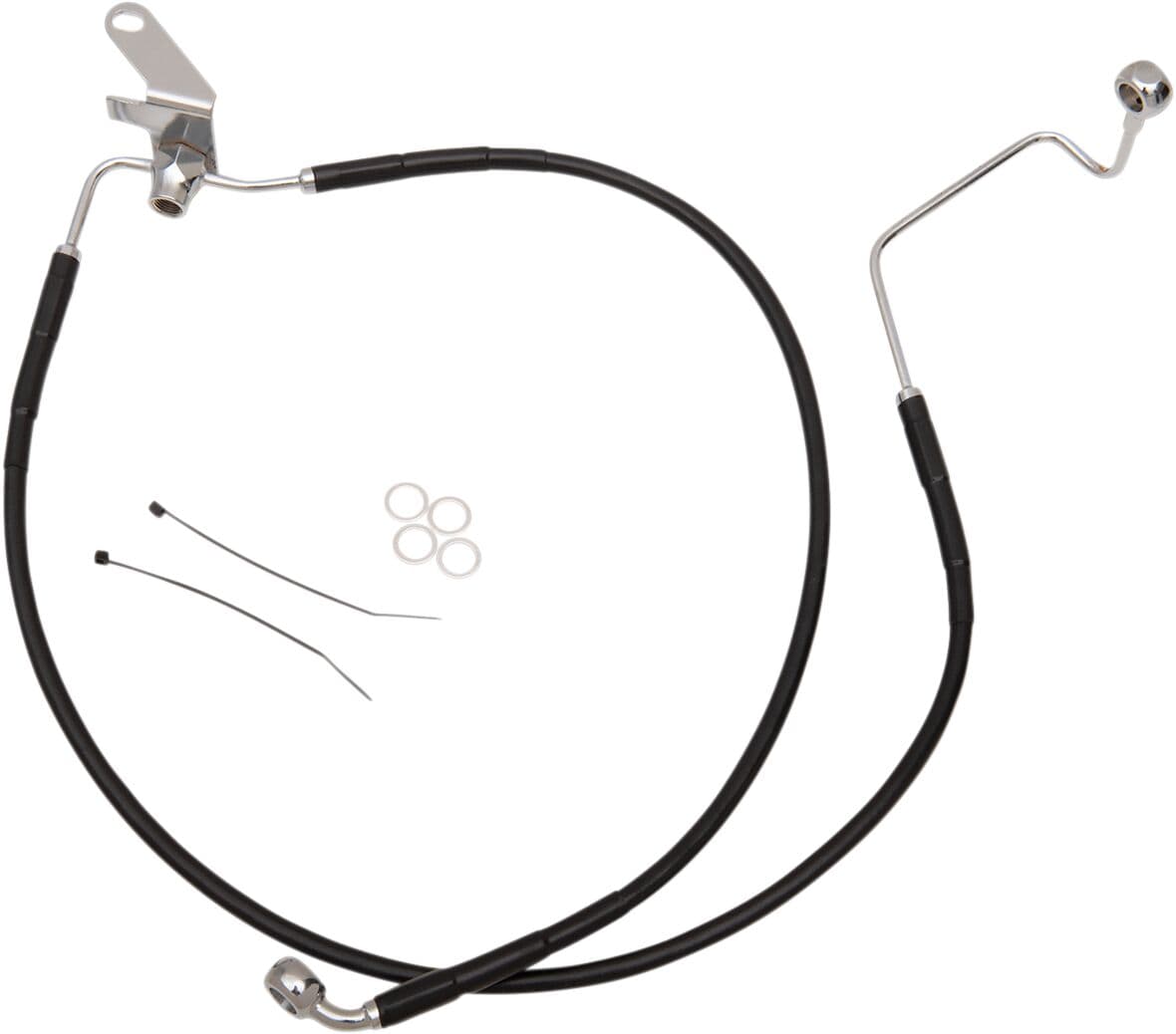 Extended Length Black Vinyl Brake Line Kit