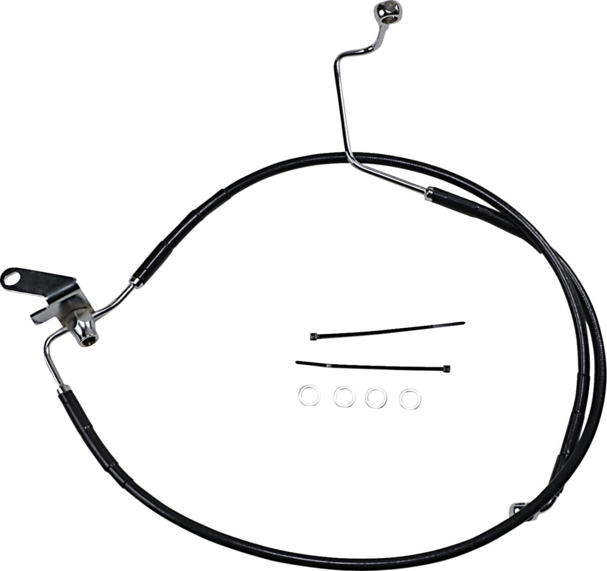 Extended Length Black Vinyl Brake Line Kit
