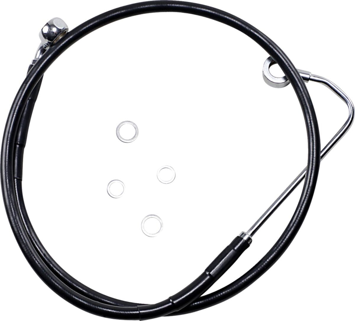 Extended Length Black Vinyl Brake Line Kit