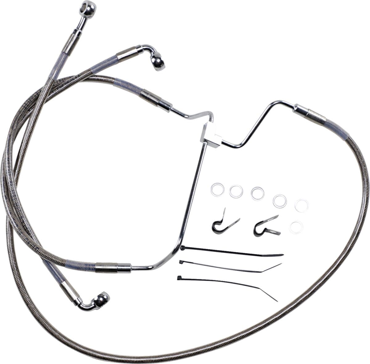 Extended Length Stainless Steel Brake Line Kit