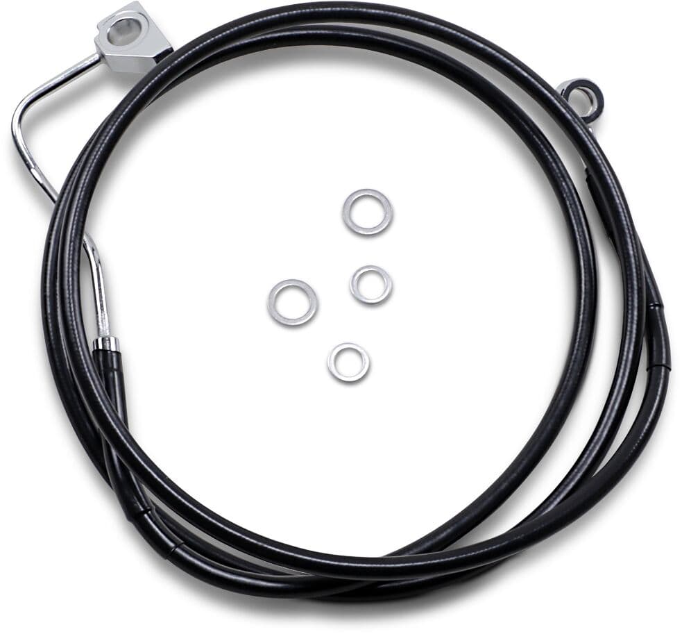 Extended Length Black Vinyl Brake Line Kit