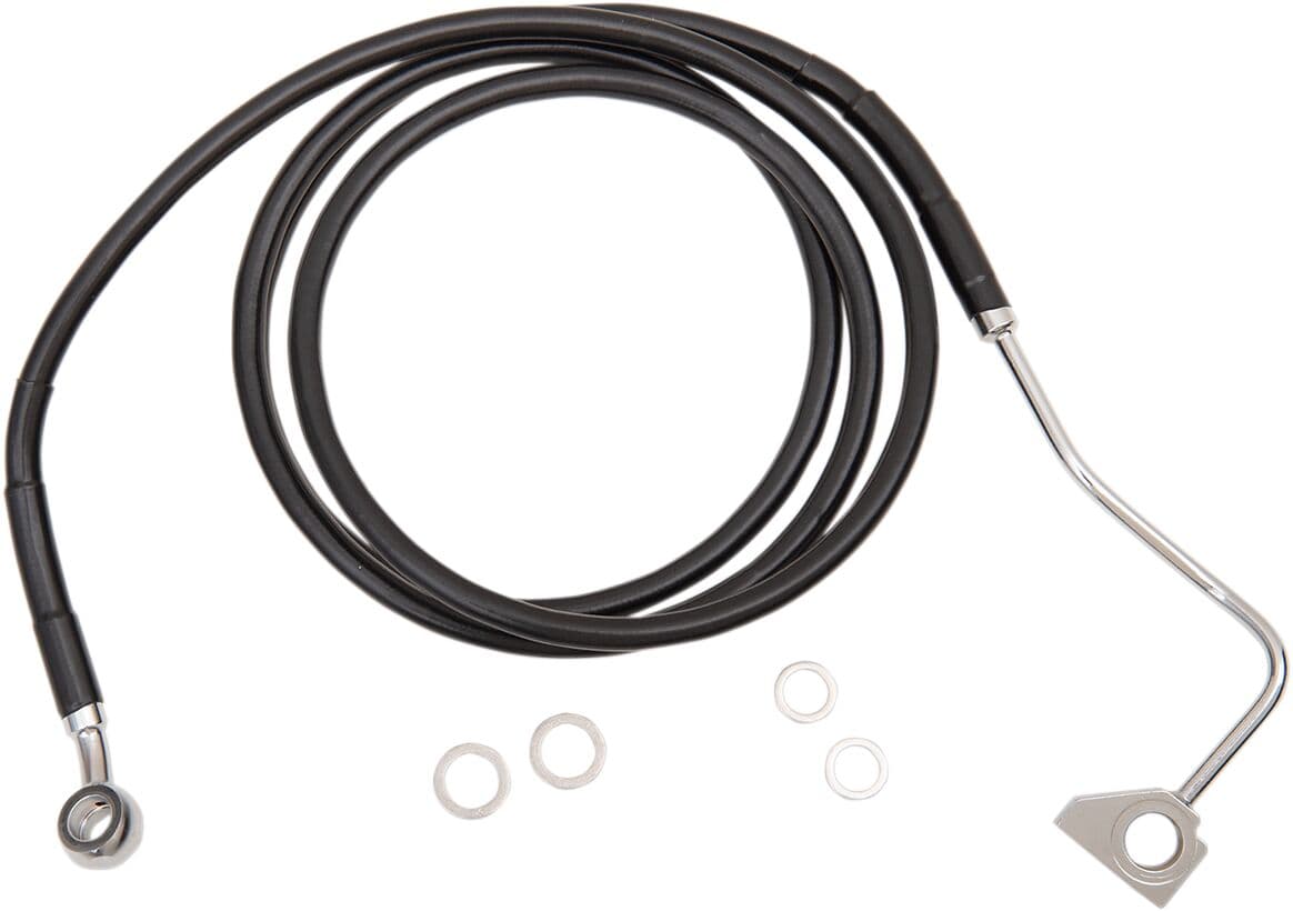 Extended Length Black Vinyl Brake Line Kit