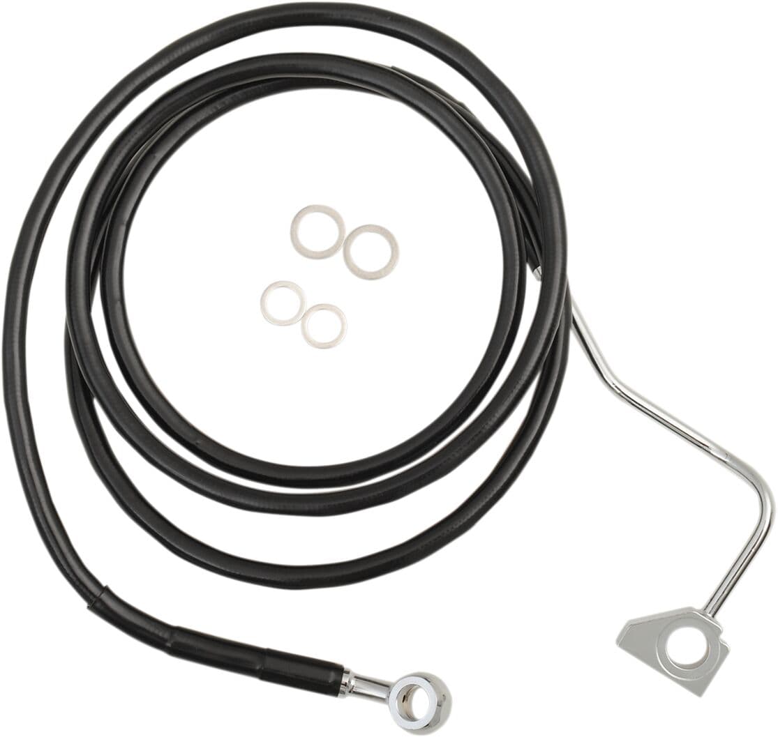 Extended Length Black Vinyl Brake Line Kit