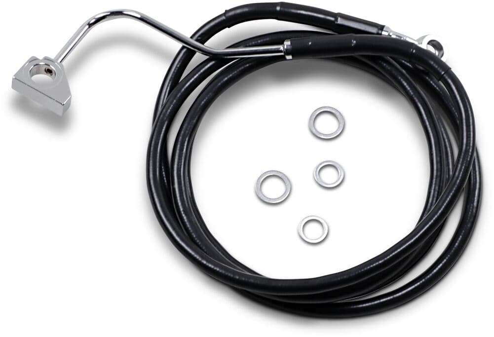 Extended Length Black Vinyl Brake Line Kit