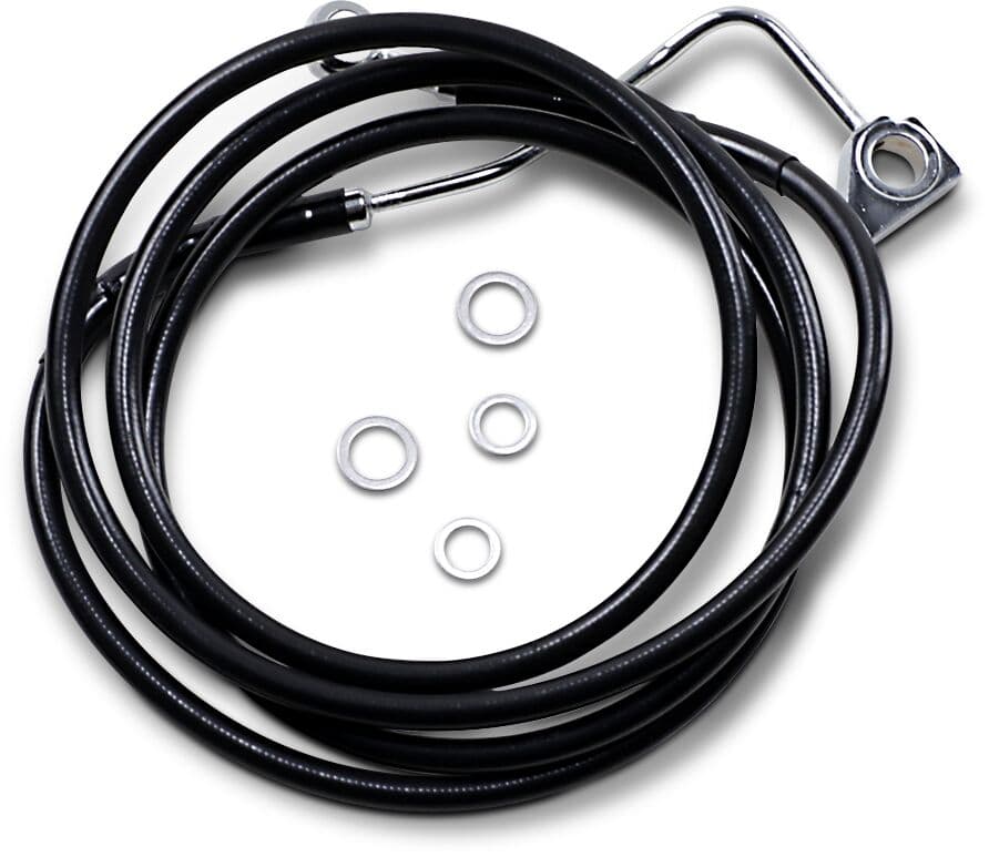 Extended Length Black Vinyl Brake Line Kit