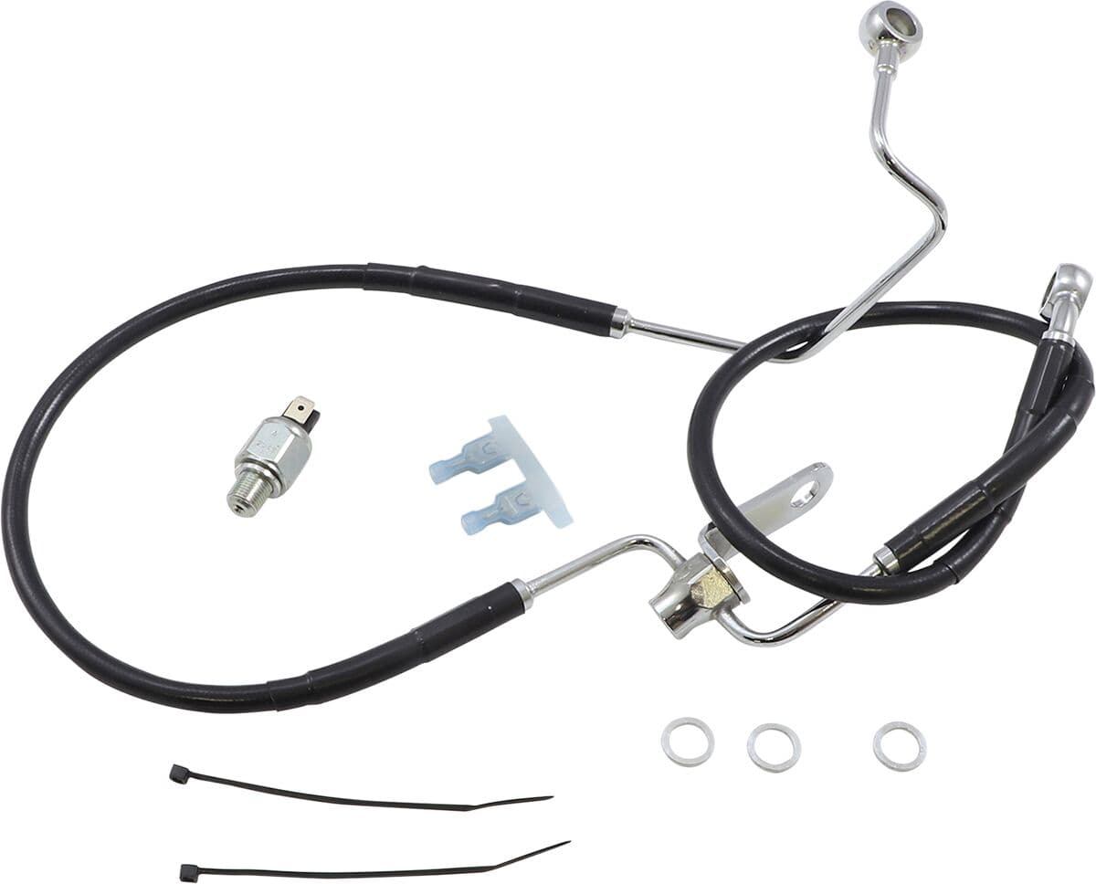 Extended Length Black Vinyl Brake Line Kit