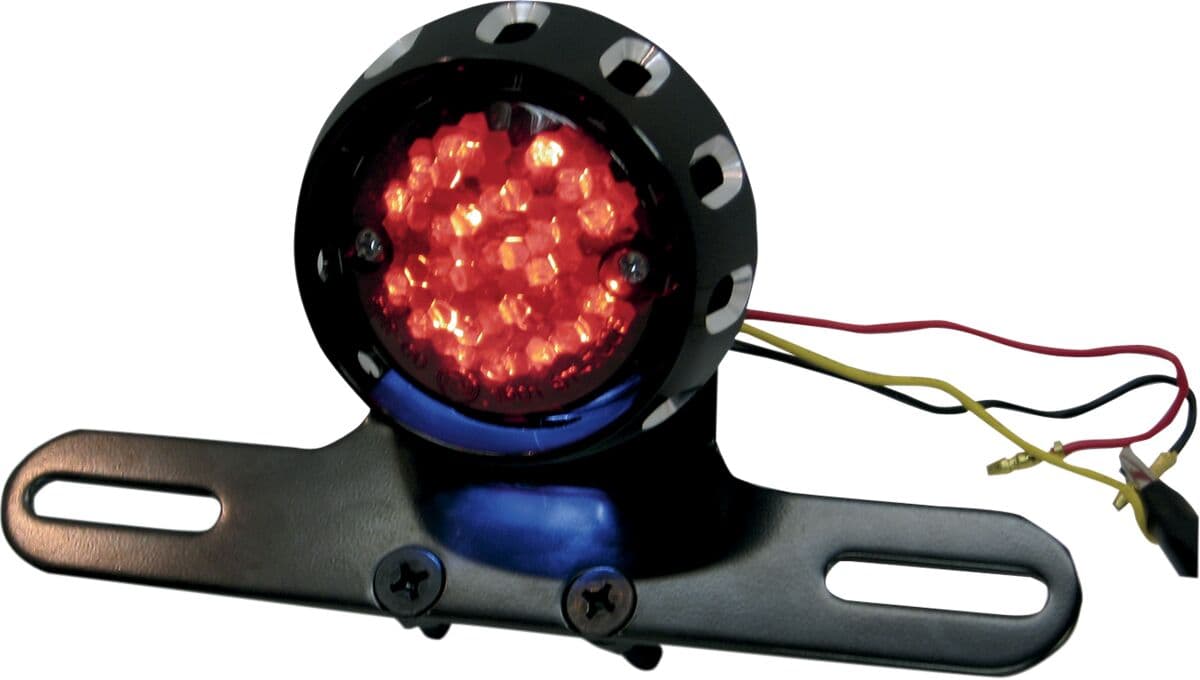 Custom Bobber Led Taillight and License Plate Mount