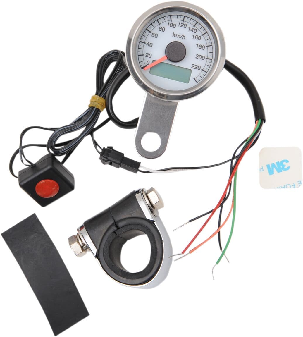 Programmable Mini Electronic Speedometer with Odometer/Tripmeter