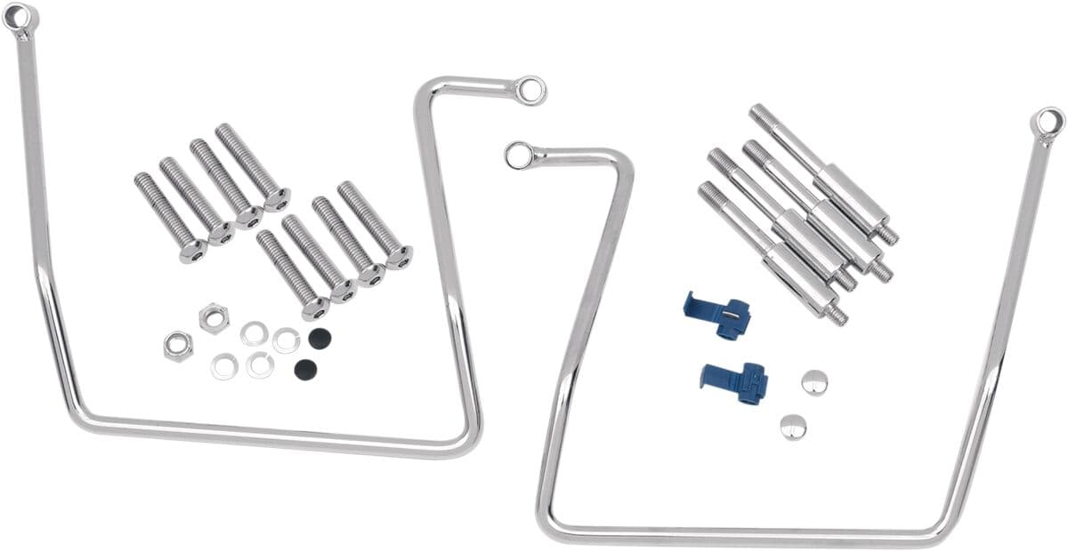 Chrome Saddlebag Support Brackets