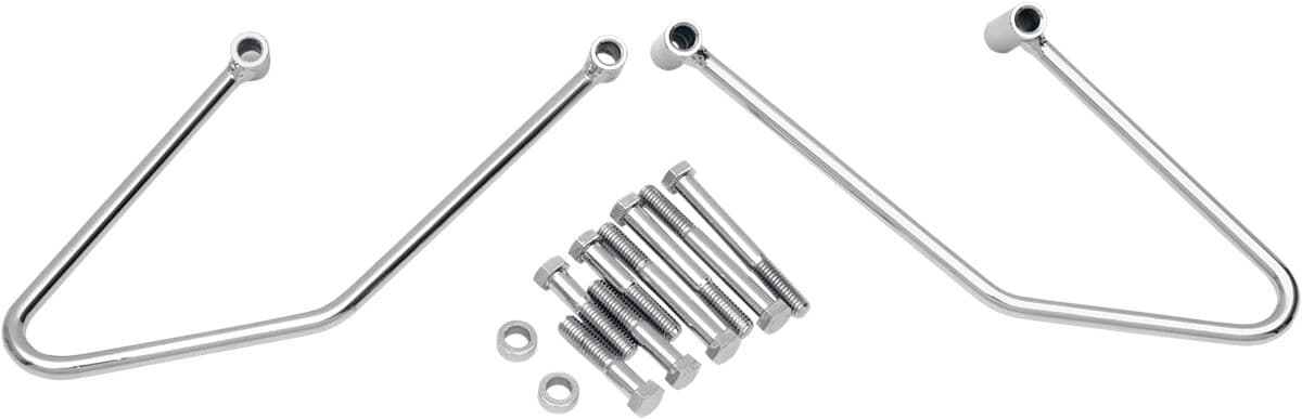Chrome Saddlebag Support Brackets