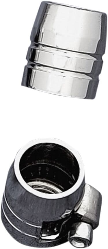 Grooved Chrome Hose Ends with Clamp