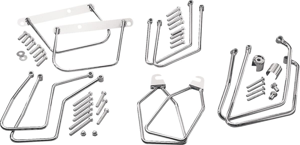 Chrome Saddlebag Support Brackets