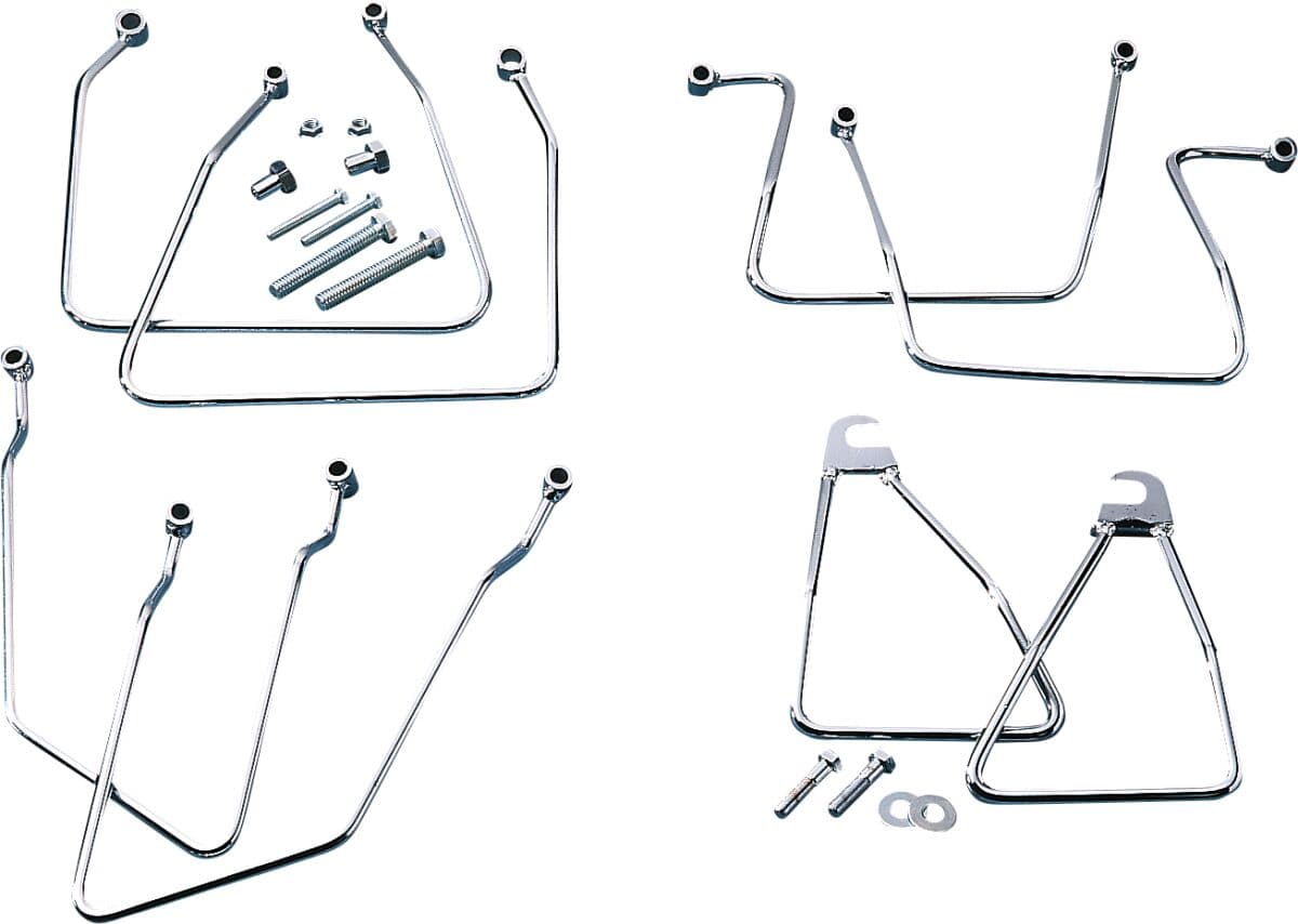 Chrome Saddlebag Support Brackets