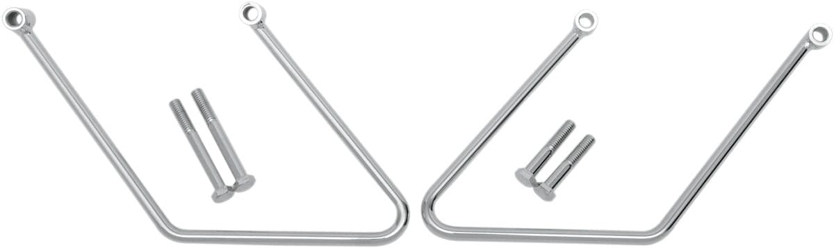 Chrome Saddlebag Support Brackets
