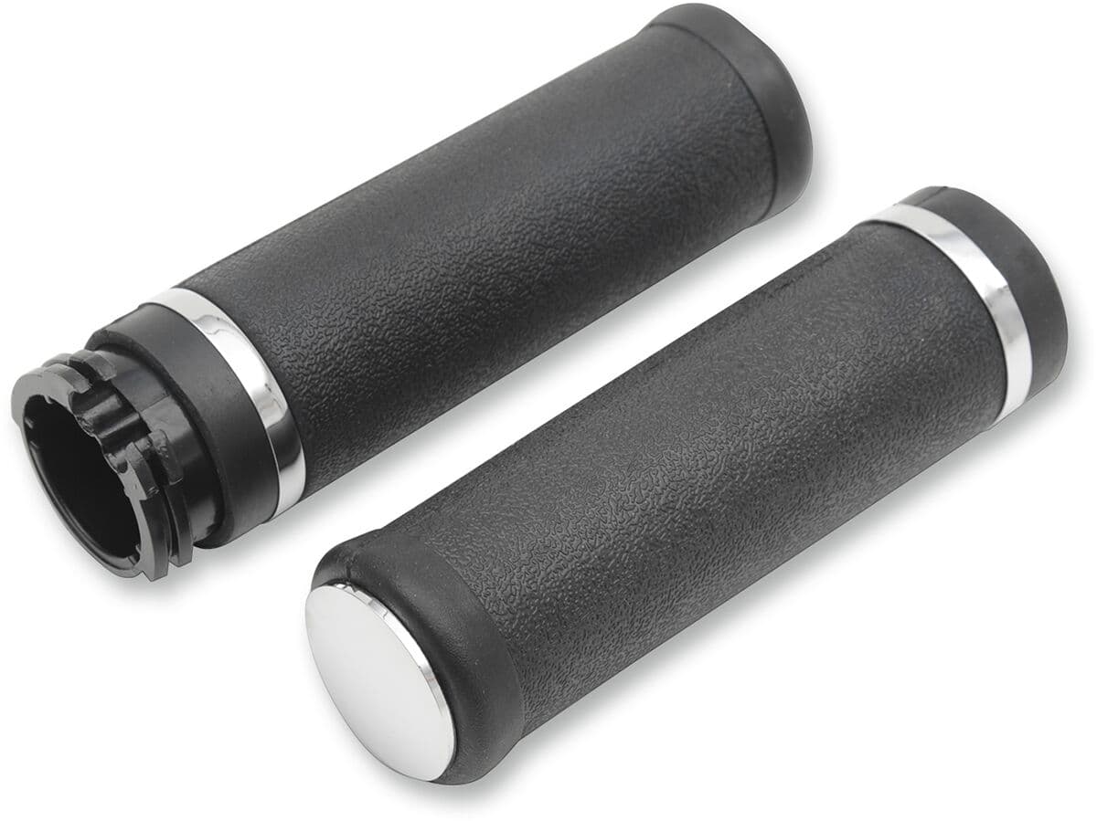 Rubber Grips with Accent Rings and End Caps