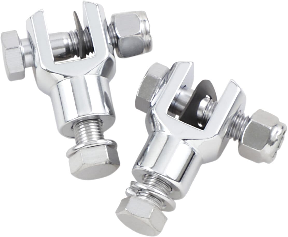 Replacement Chrome Foot Peg Clevis Mounts