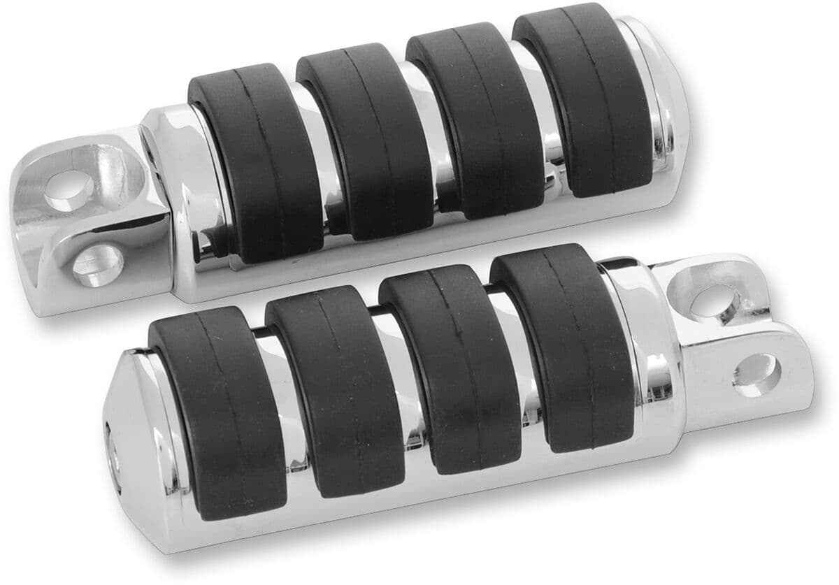 Soft-Ride Foot Pegs Silver