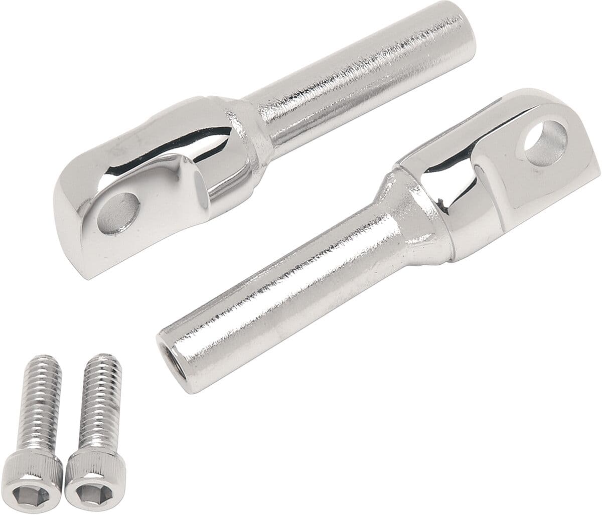 Chrome Adjustable Designer Peg Mounts