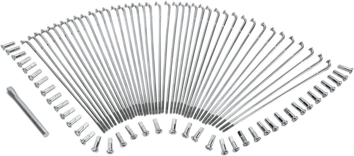 Chrome and Stainless Steel Spoke Set
