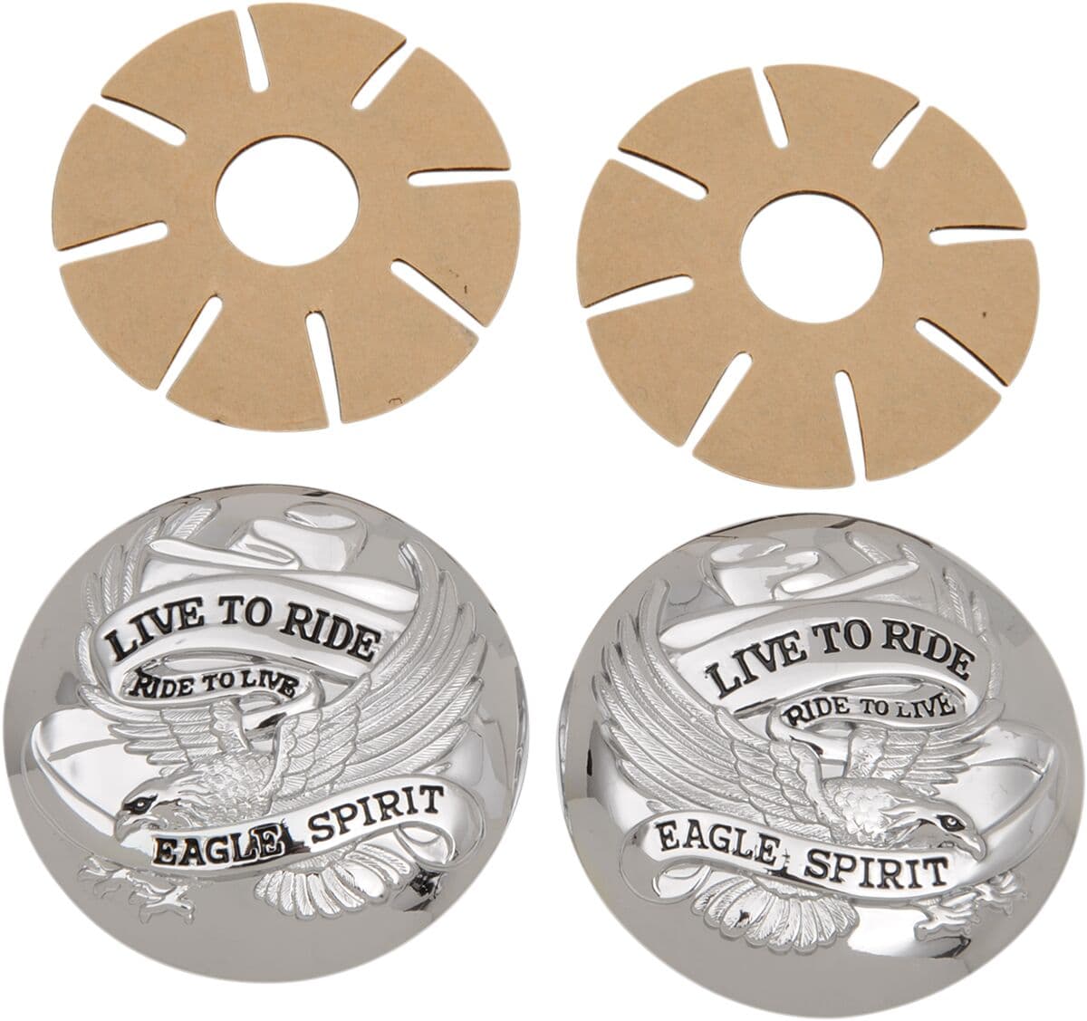 "Live to Ride" Gas Cap Covers