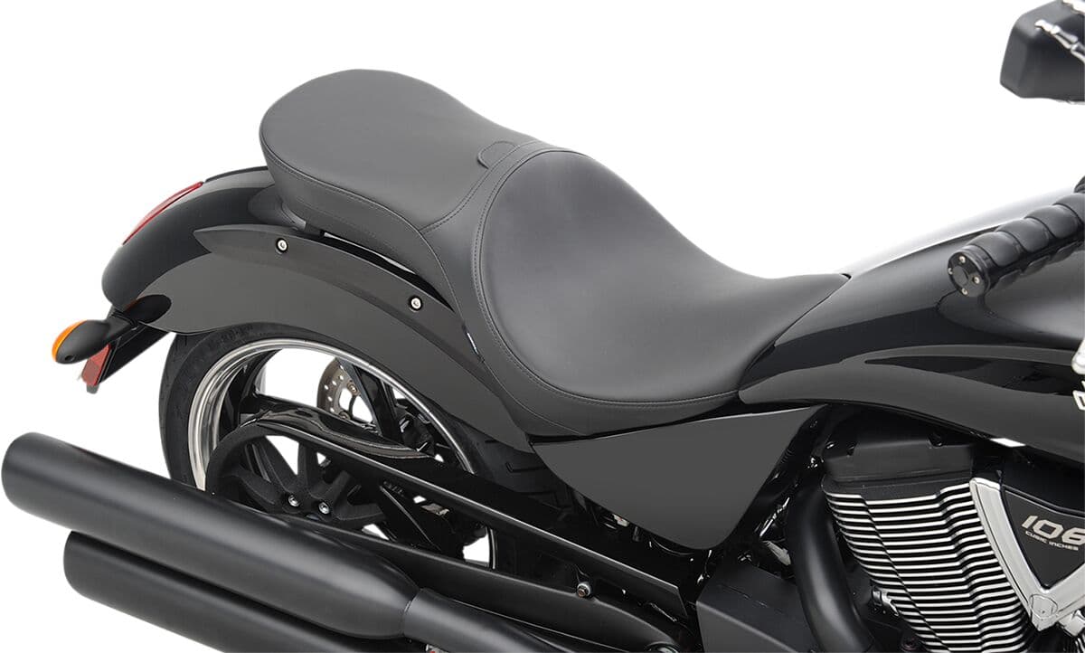 Ez Glide II™ Backrest Compatible Low-Profile Leather Touring Seat