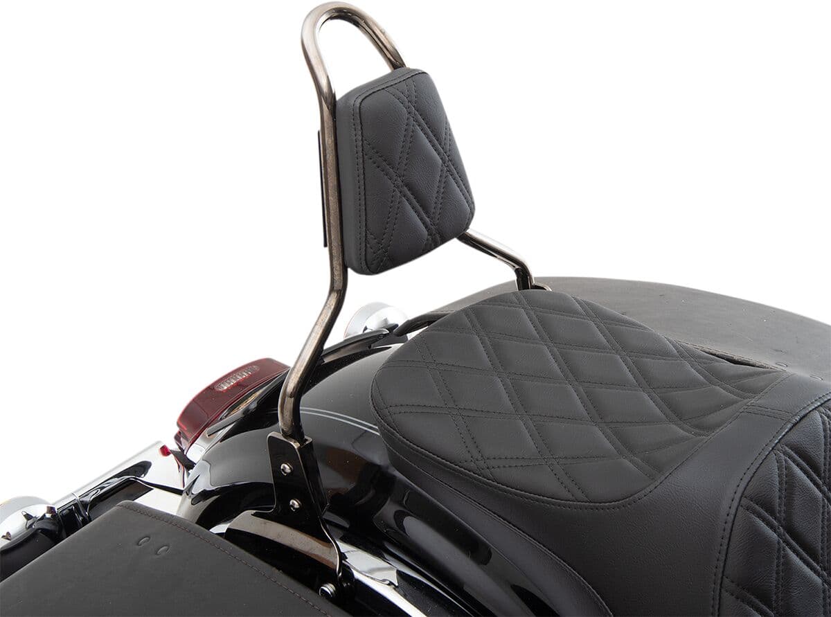 Tapered Backrest Pad for Round Sissy Bars