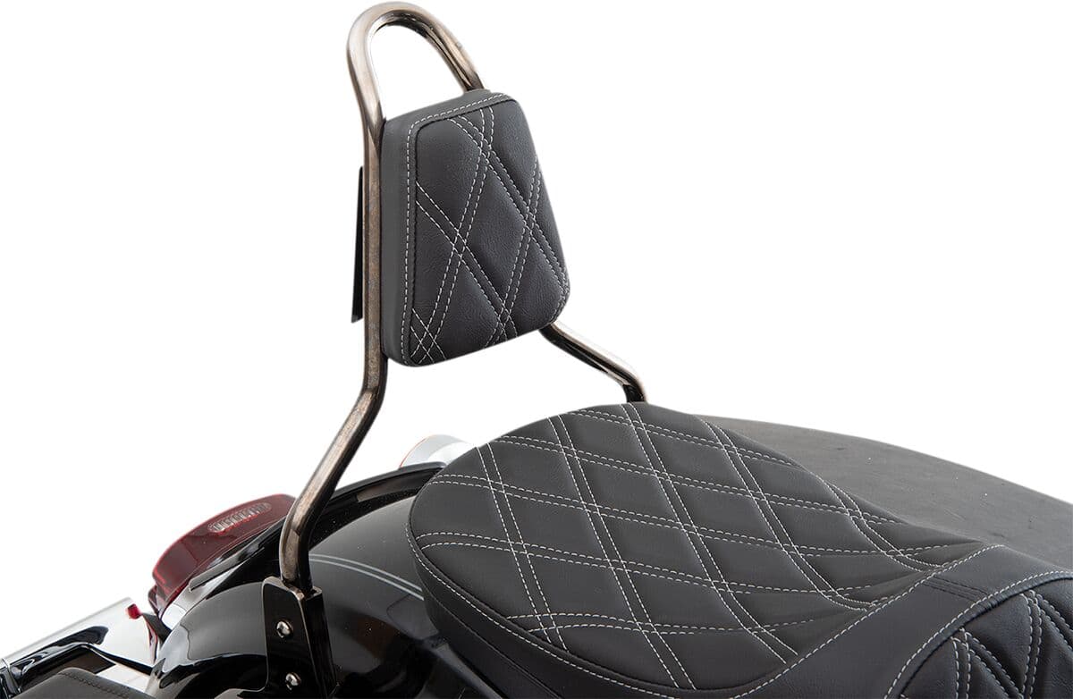 Tapered Backrest Pad for Round Sissy Bars