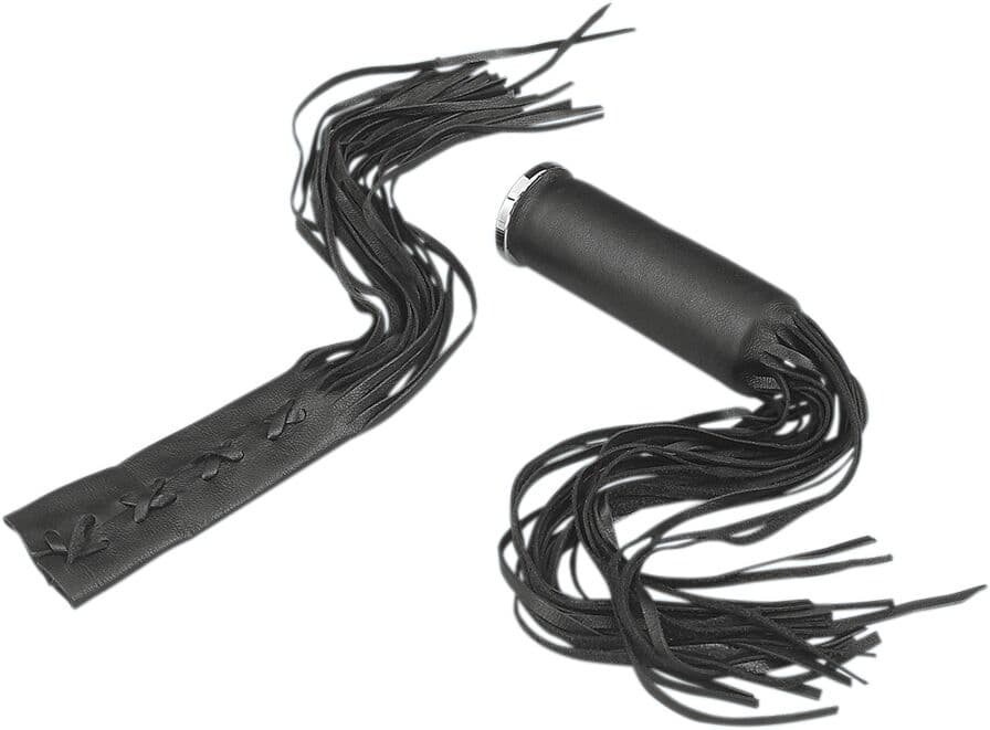 Fringed Leather Grip Covers