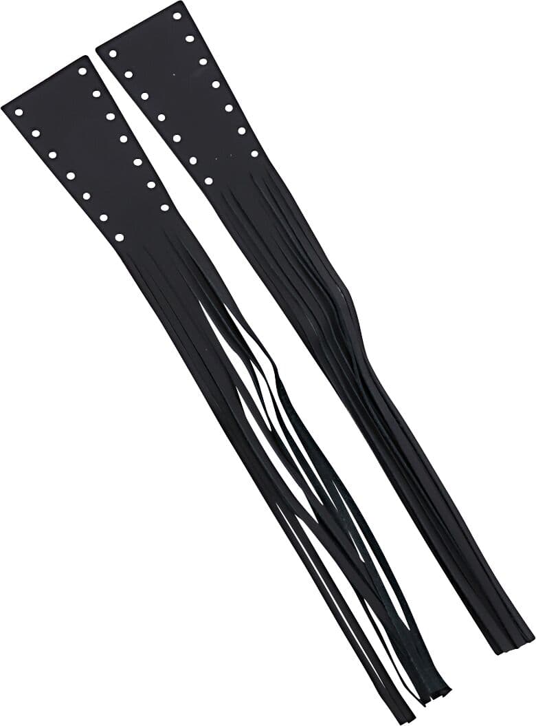 Fringed Leather Lever Covers