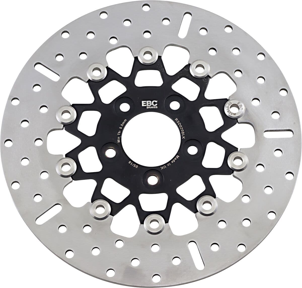 Custom Stainless Steel Rear Brake Rotor