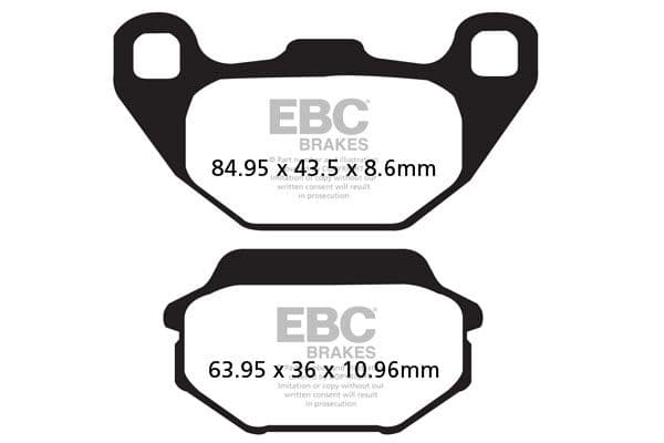 SFAC Carbon Series Scooter Brake Pads