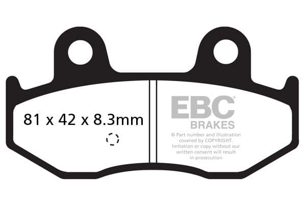 SFAC Carbon Series Scooter Brake Pads