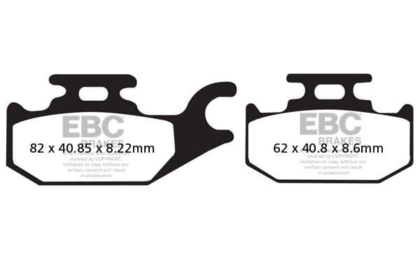 SFAC Carbon Series Scooter Brake Pads