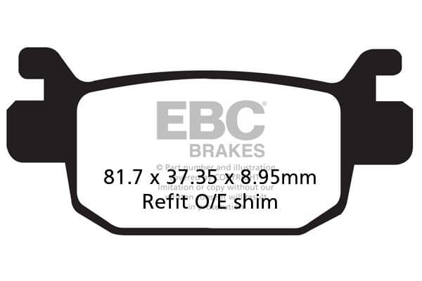SFAC Carbon Series Scooter Brake Pads