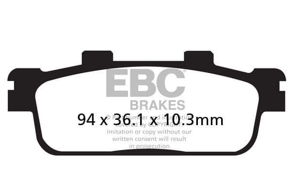 SFAC Carbon Series Scooter Brake Pads