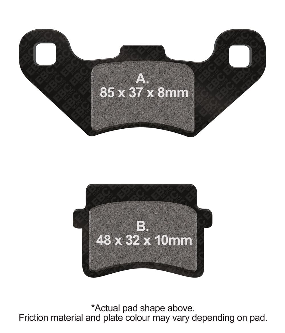 SFAC Carbon Series Scooter Brake Pads